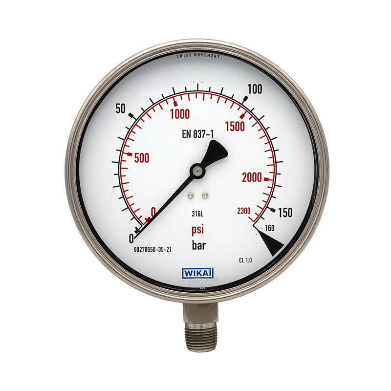 گیج فشار ویکا مدل 232.50.63.160bar گیج فشار ویکا مدل 232.50.63.160bar