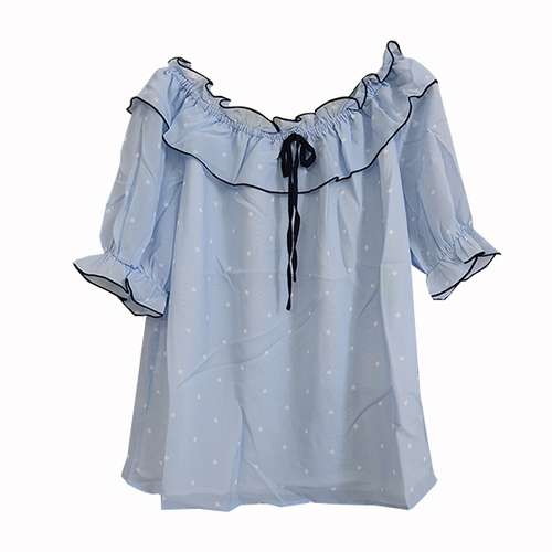 بلوز آستین کوتاه زنانه مدل حریر مجلسی