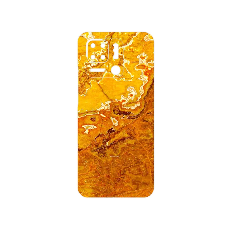 برچسب پوششی ماهوت مدل Gold Marble مناسب برای گوشی موبایل شیائومی Redmi 10 Power