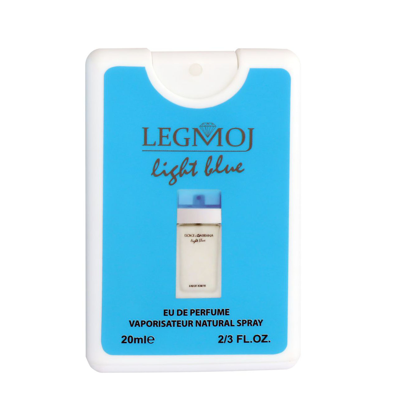 عطر جیبی زنانه لغموژ مدل Light Blue حجم 20 میلی لیتر