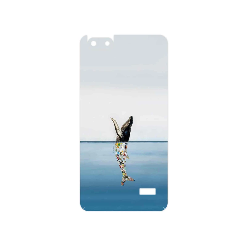 برچسب پوششی ماهوت مدل Collage of Sea Trash مناسب برای گوشی موبایل آنر 4C