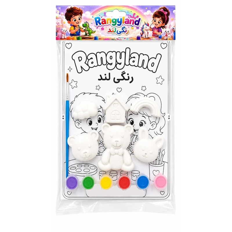 پک رنگ آمیزی مجسمه 	مدل خرگوشی
