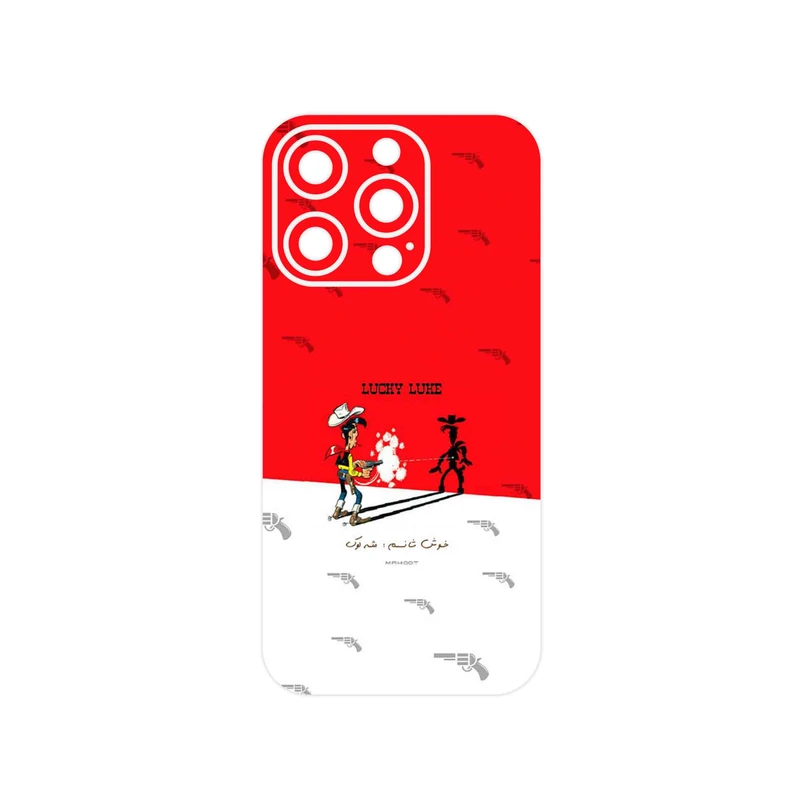 برچسب پوششی ماهوت مدل Lucky Luke مناسب برای گوشی موبایل اپل iPhone 14 Pro