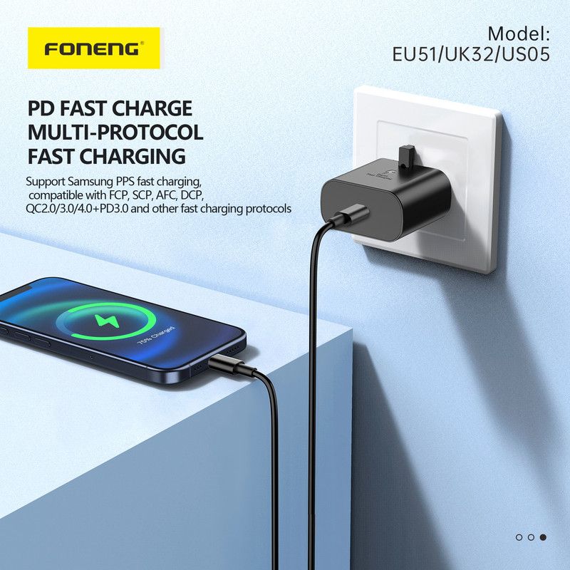 شارژر 25 وات فوننگ مدل A35 SUPERFAST UK