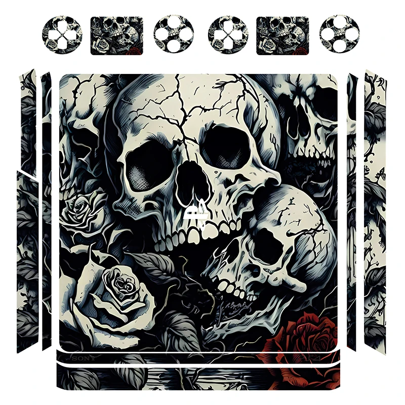 برچسب پلی استیشن 4 اسلیم توییجین وموییجین مدل eskelet 04 مجموعه 14 عددی