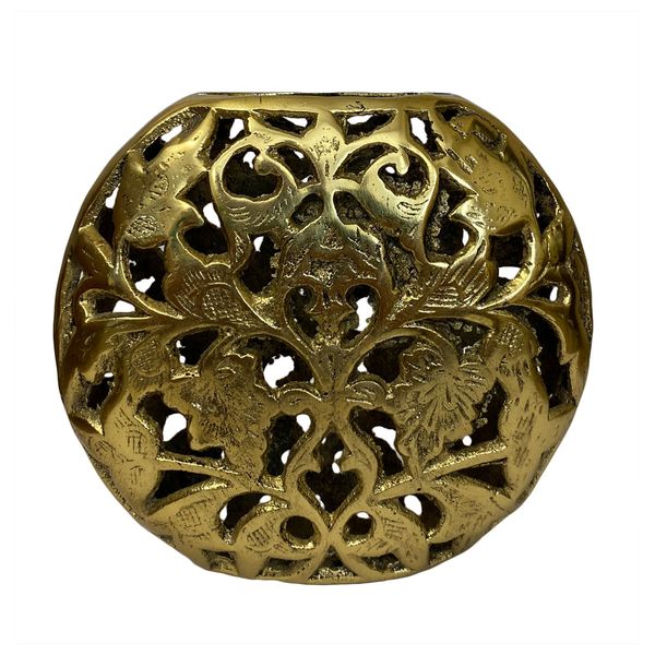 گلدان برنجی مدل برگ گلدان برنجی مدل برگ