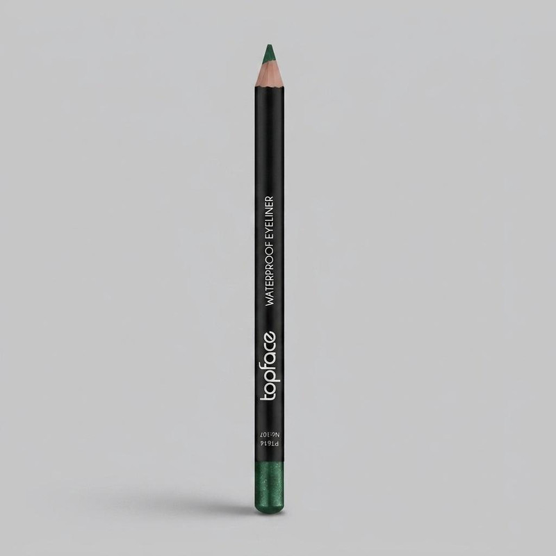 مداد چشم تاپ فیس مدل WATERPROOF رنگ سبز زمردی شماره 107