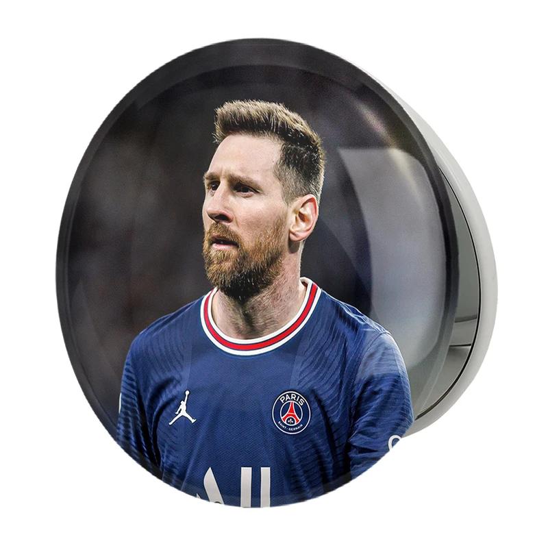 آینه جیبی خندالو طرح لیونل مسی مدل تاشو کد 13983 