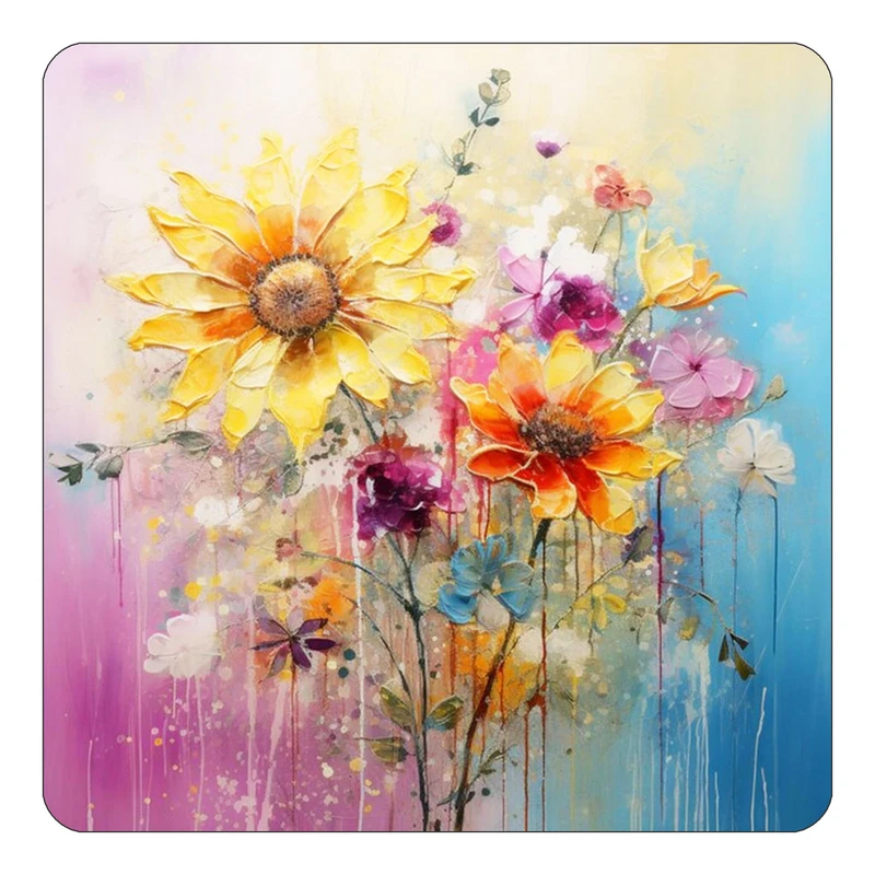 مگنت کاکتی طرح نقاشی رنگ روغن مدل mp71012