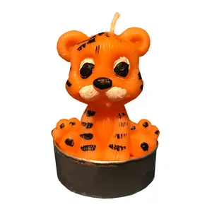 شمع مدل وارمری ببر هفت سین کد N2