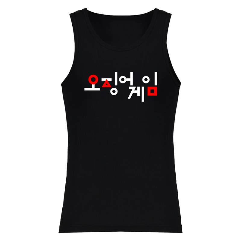 تاپ مردانه مدل اسکویید گیم D15 رنگ مشکی