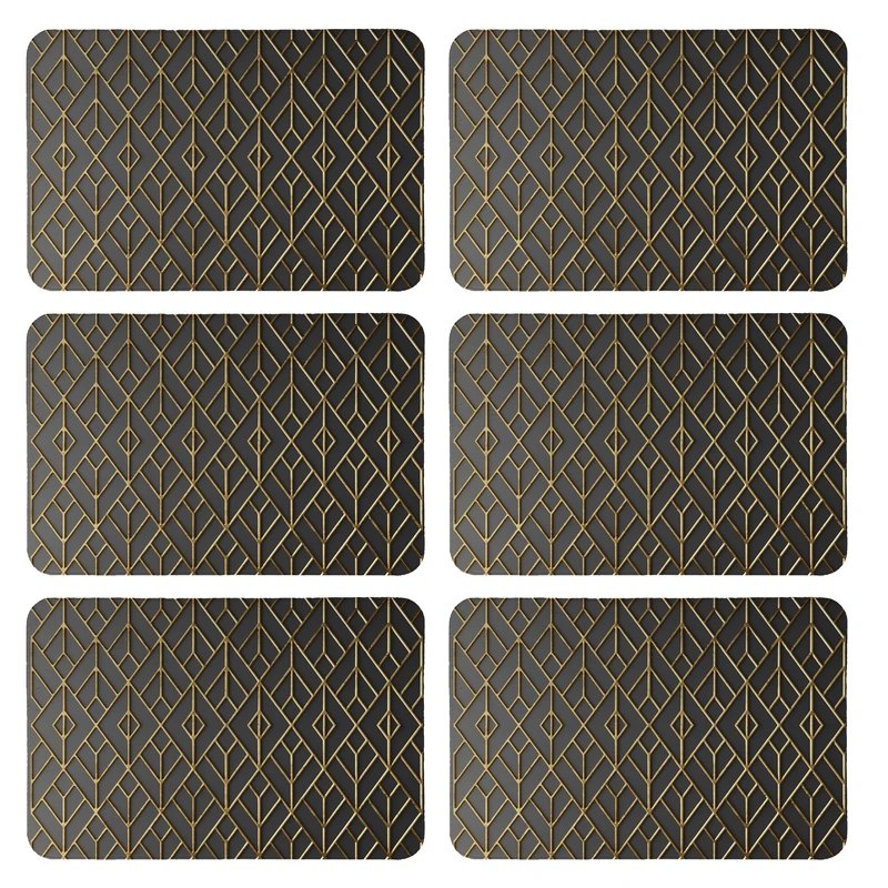 زیربشقابی طرح کلاسیک کد 8858 بسته 6 عددی 