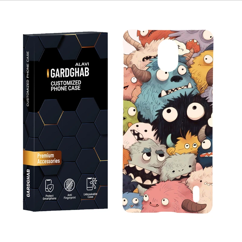 کاور گارد قاب علوی مدل کارتنی و انیمه مناسب برای گوشی موبایل نوکیا 1Plus