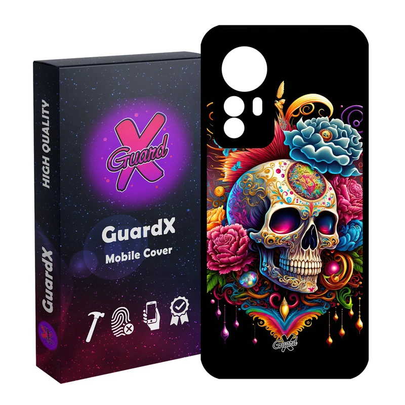 کاور گارد ایکس طرح جمجه مدل Glass10602 مناسب برای گوشی موبایل شیائومی Redmi Note 12S
