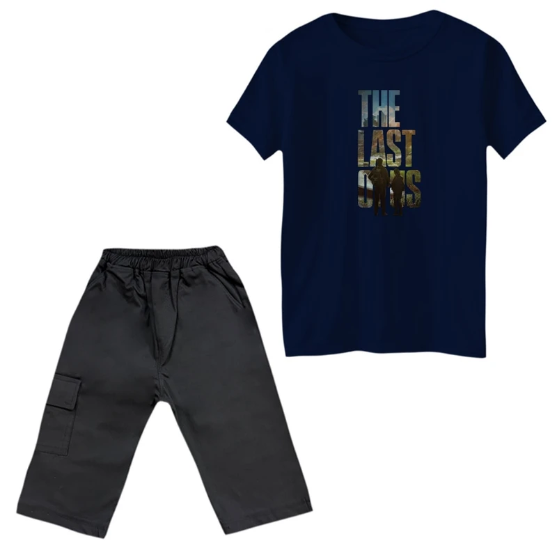 ست تی‌شرت و شلوارک پسرانه مدل LAST OF US