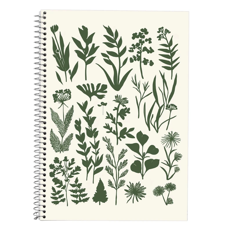 دفتر زبان 50 برگ مدوپد طرح گل کد DF13766