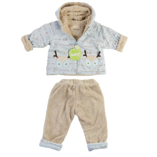 ست کاپشن و شلوار نوزادی ب ب سی مدل cab3271