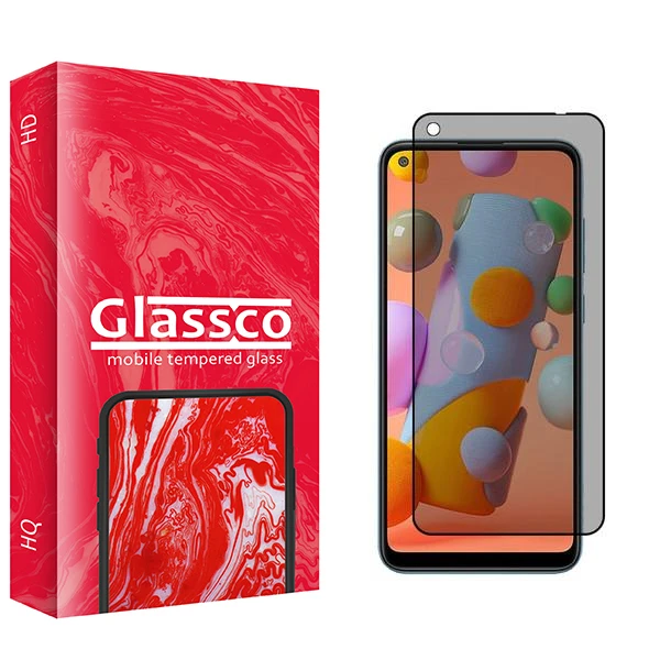 محافظ صفحه نمایش حریم شخصی گلس کو مدل Co2 مناسب برای گوشی موبایل سامسونگ Galaxy A11