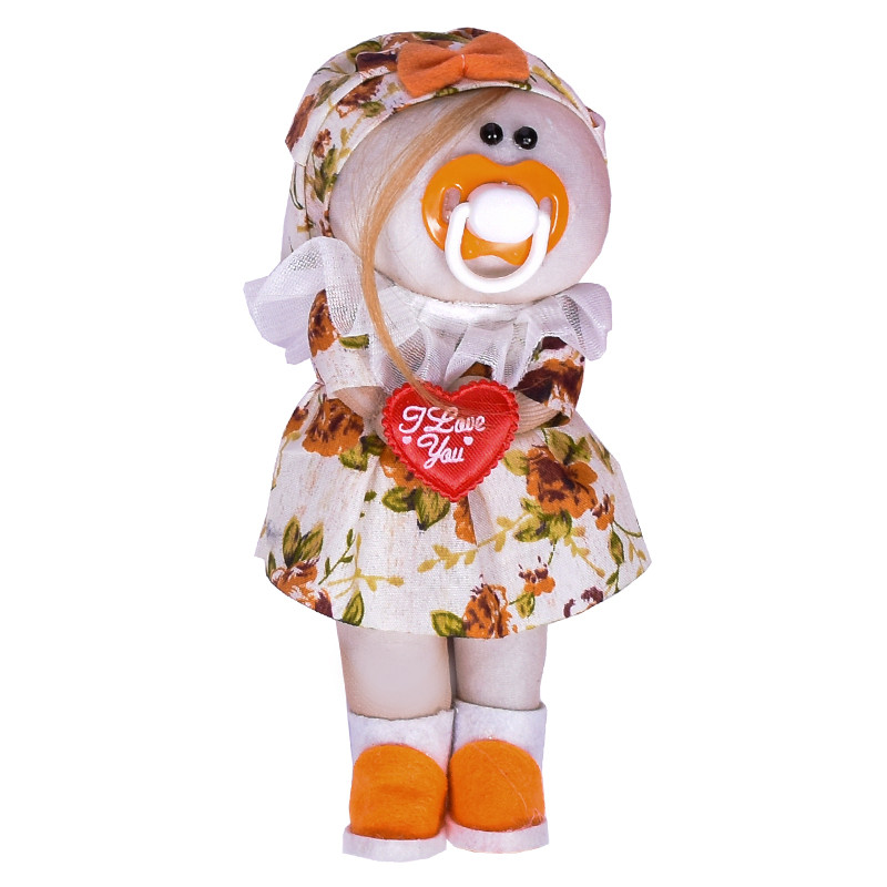 عروسک طرح دختر روسی مدل نی نی کد 13801 ارتفاع 23 سانتی متر