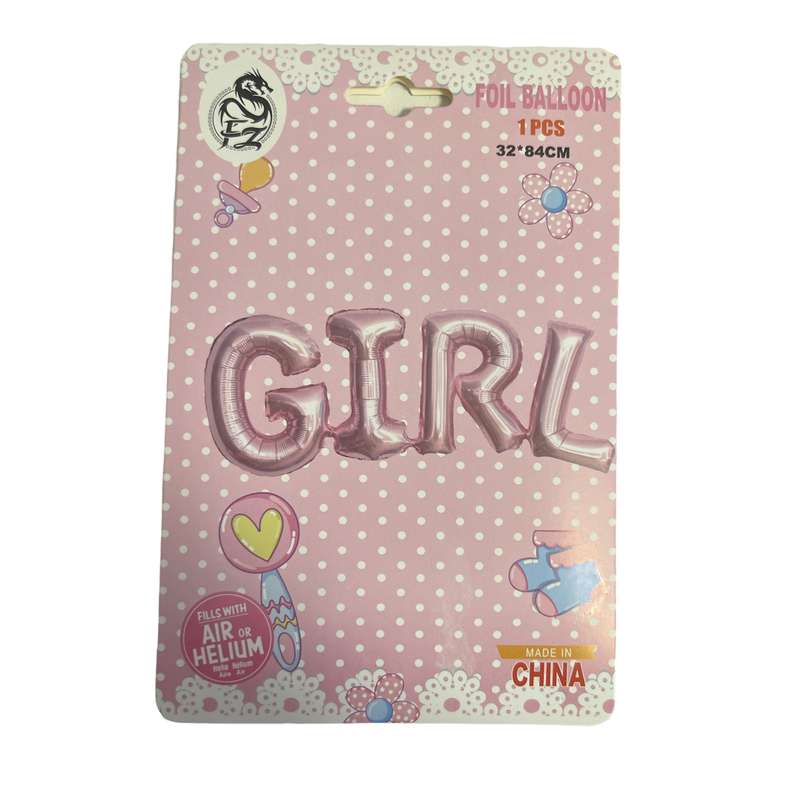 بادکنک فویلی اف زد مدل دختر کد GIRL01