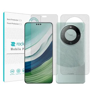 Rock space brand shockproof Matte screen protector glass for Huawei Mate 60 Pro along with the back protector