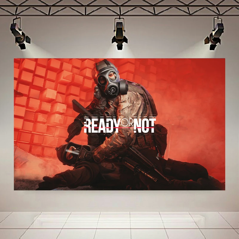 پوستر پارچه ای طرح سربازان مدل Ready Or Not کد AR31008