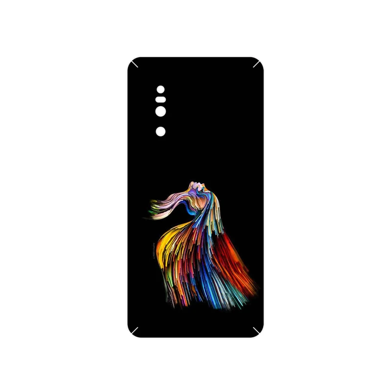 برچسب پوششی ماهوت مدل Rainbow Hair Digital Art مناسب برای گوشی موبایل ویوو X27