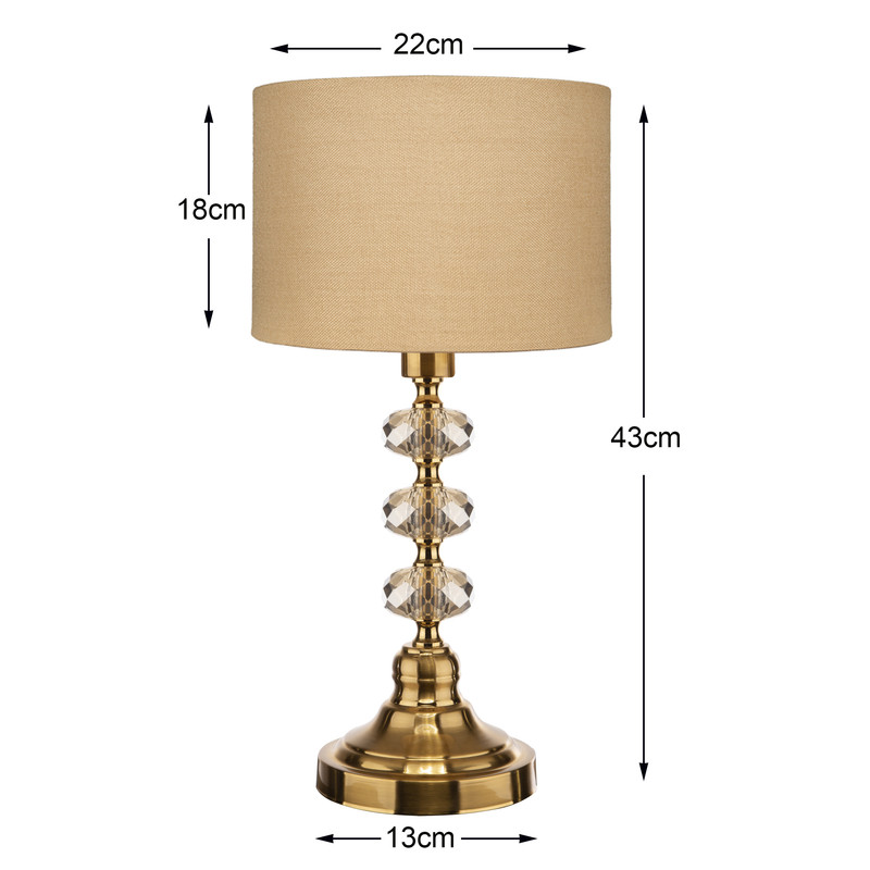 آباژور رومیزی کارنتیس مدل لیلیان کد KT-C