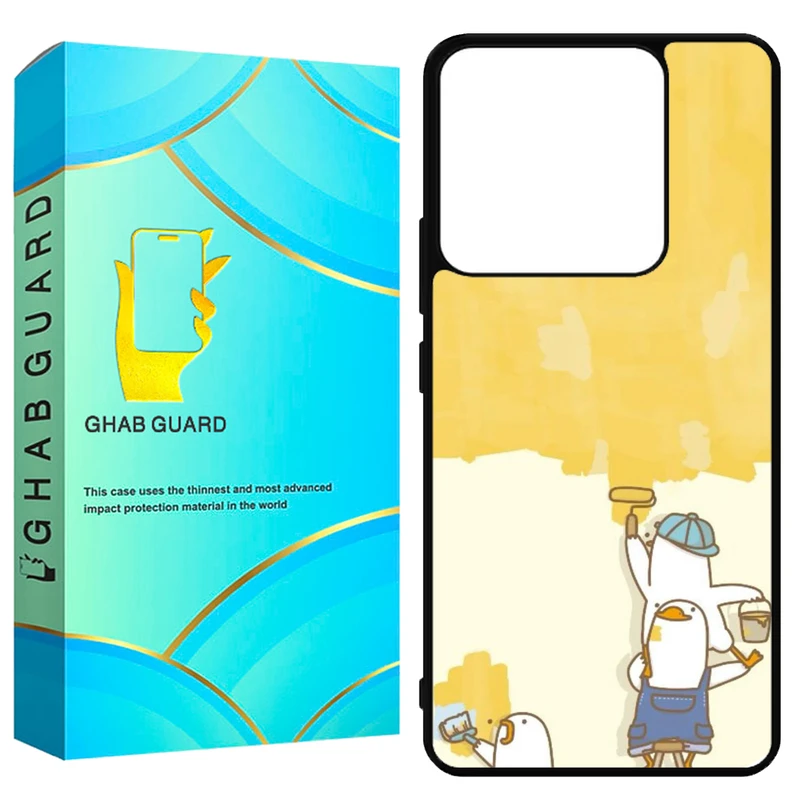 کاور قاب گارد طرح رنگ آمیزی مدل GN14 مناسب برای گوشی موبایل شیائومی Redmi Note 14 5G