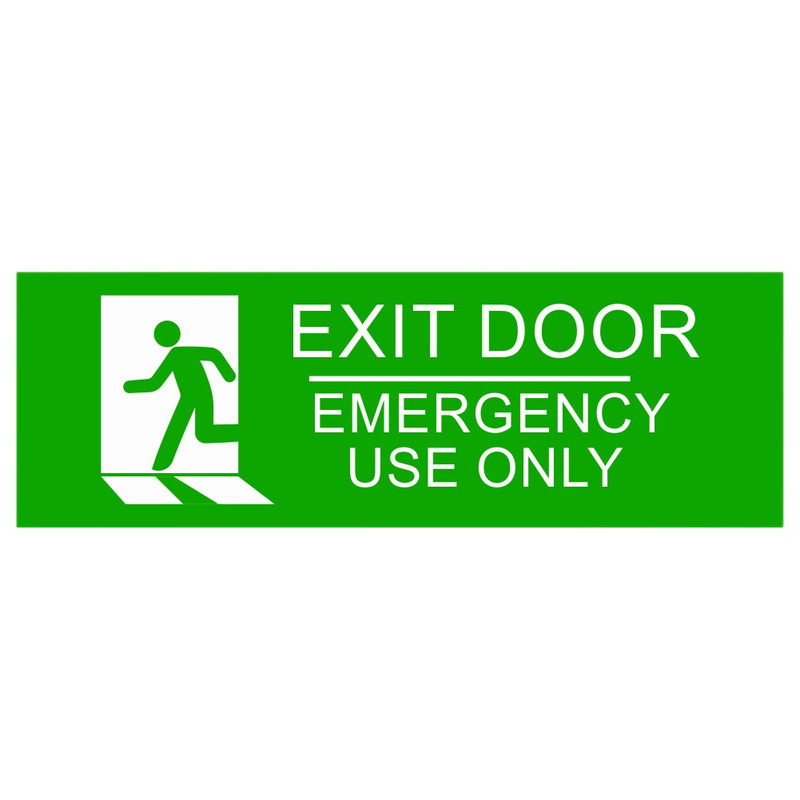 برچسب راهنما مدل درب خروج اضطراری کد01 بسته دو عددی