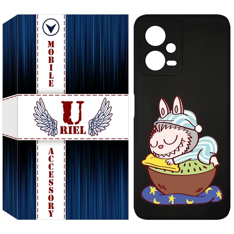 کاور یوریل مدل KSH کد 127 طرح عروسک لبوبو مناسب برای گوشی موبایل شیائومی Poco X5 / Redmi Note 12 5G