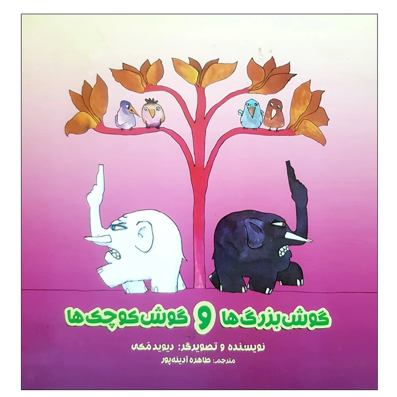 کتاب گوش بزرگ ها و گوش کوچک ها اثر دیوید مکی نشر علمی فرهنگی