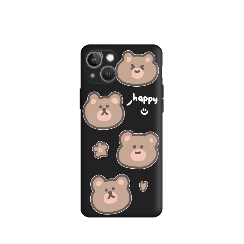 کاور قاب گارد طرح خرس های کیوت کد f6733 مناسب برای گوشی موبایل اپل iphone 13 Mini