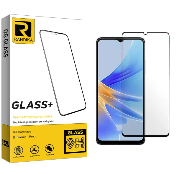 محافظ صفحه نمایش شیشه ای راندیکا مدل RK مناسب برای گوشی موبایل اوپو A17
