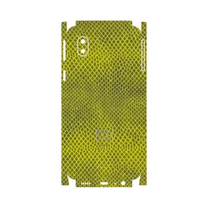 MAHOOT Yellow Snake Skin-FullSkin Cover Sticker for Samsung Galaxy A01 Core