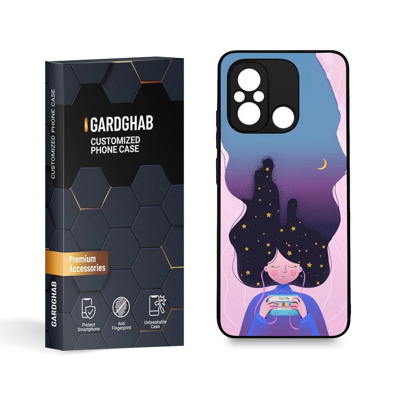  کاور گارد قاب مدل دخترانه مناسب برای گوشی موبایل شیائومی Poco C55