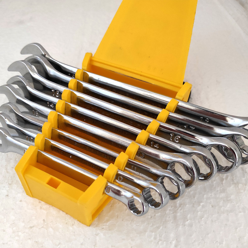 آچار یکسر تخت و یکسر رینگی مدل ZL1-TIGRE8 مجموعه 8 عددی