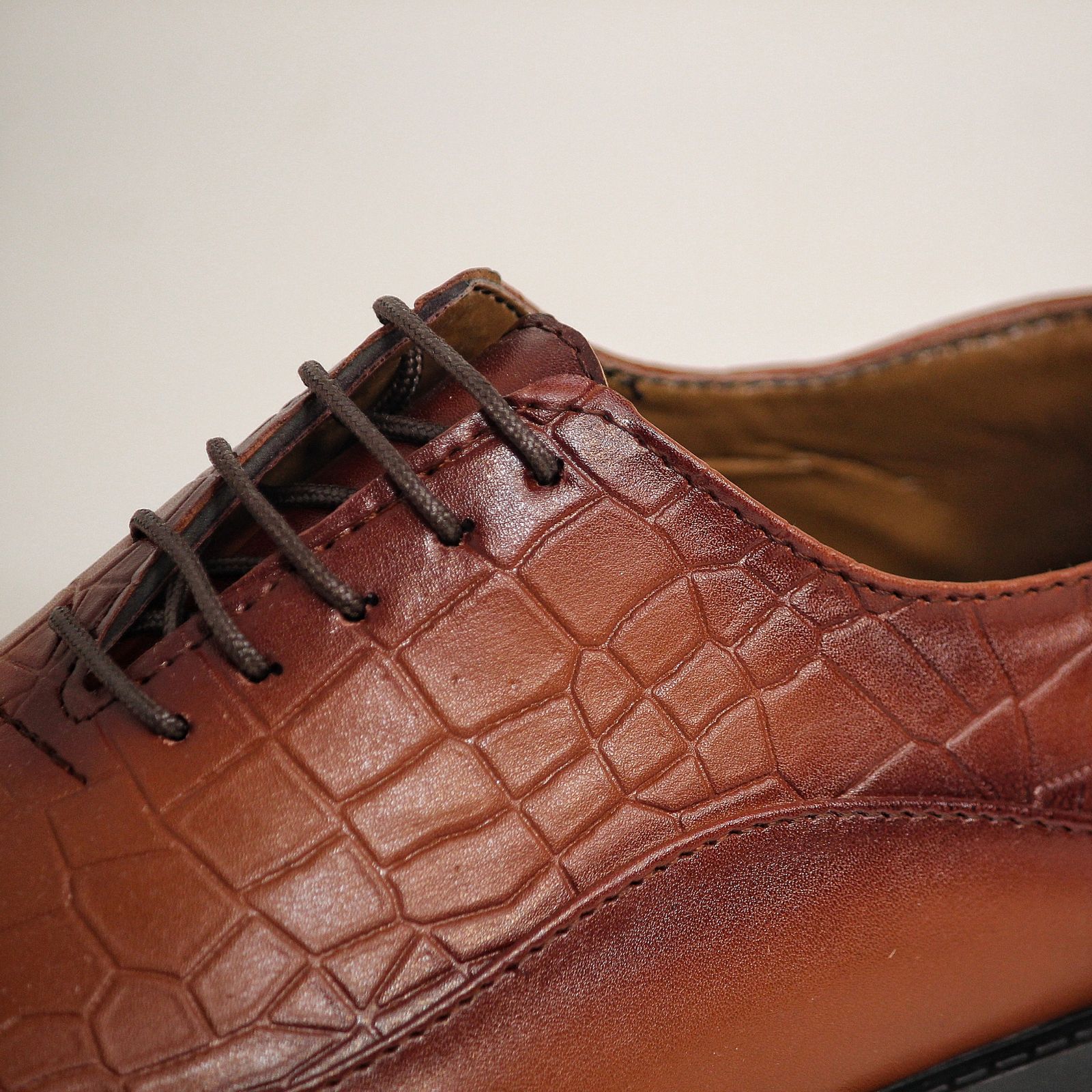 کفش مردانه مدل بندی سنگی -  - 4