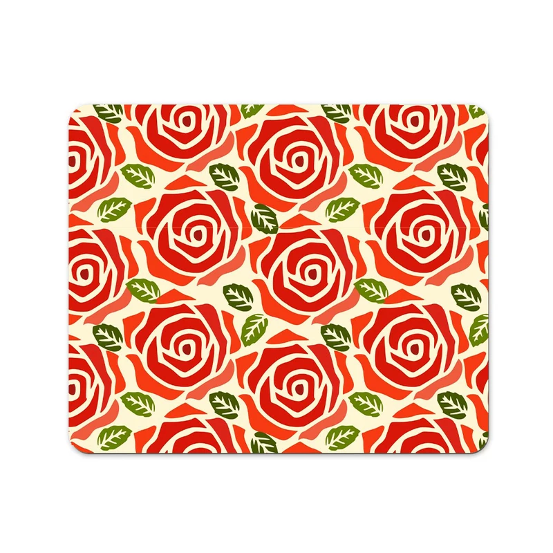 ماوس پد پاد آفرین طرح گل کد 1182 سایز 19*24 سانتی متر