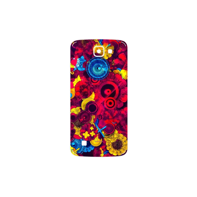 برچسب پوششی ماهوت مدل Vector Flower Garden Digital Art مناسب برای گوشی موبایل ال جی K4