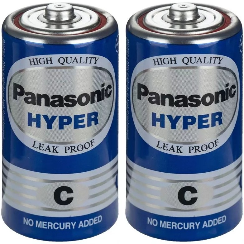 باتری C پاناسونیک مدل hyper C بسته 10 عددی