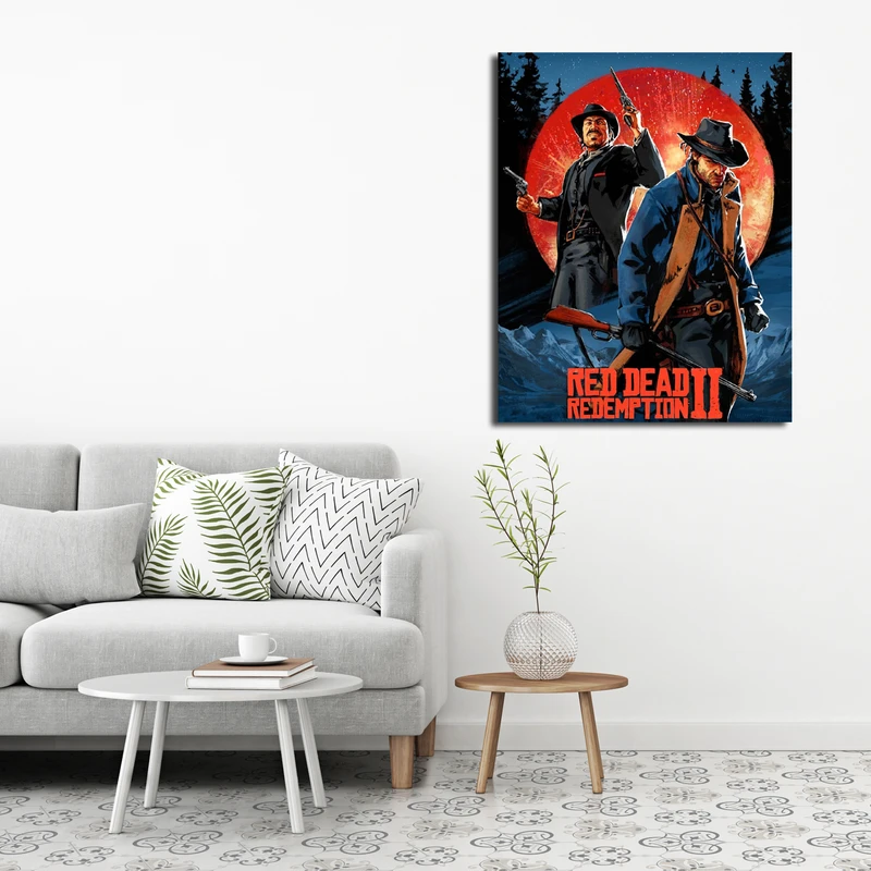 تابلو شاسی مدل Red Dead کد 40