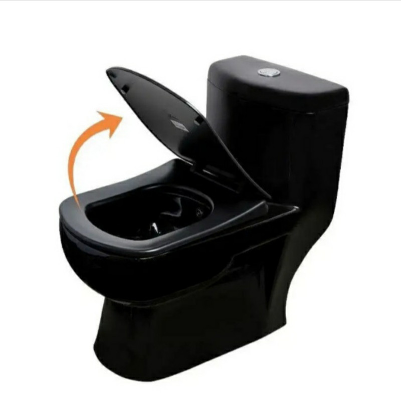 توالت فرنگی دو زمانه گاتریا مدل خودشور دار کد 6001