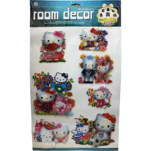 استیکر دیواری کودک مدل سه بعدی کد 007