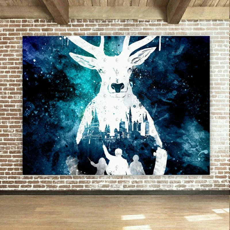 پوستر دیواری طرح کهکشان مدل گوزن کد SDP7808