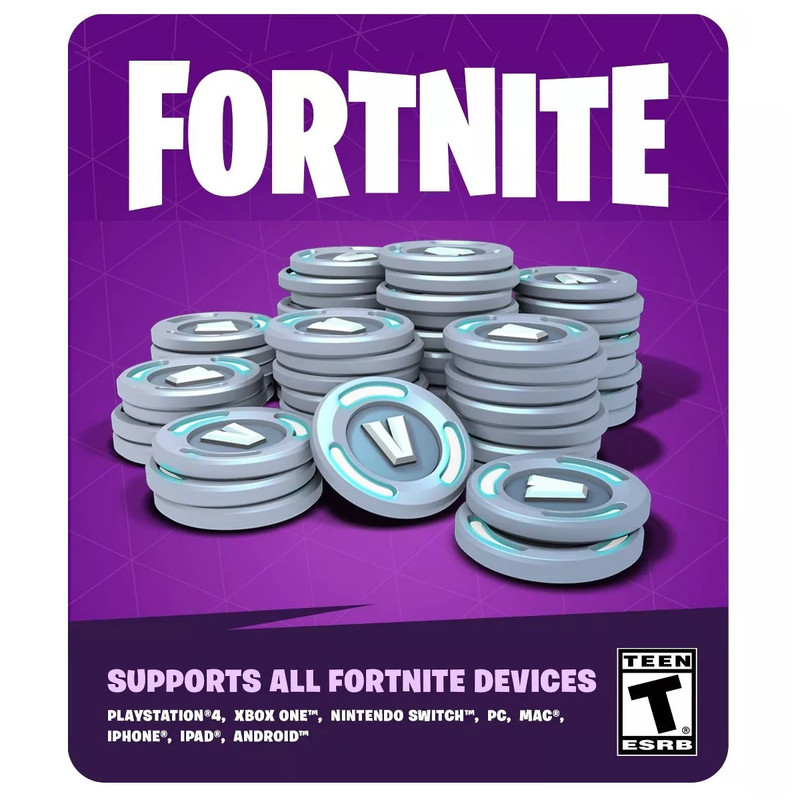 تصویر گیفت کارت 40 دلاری فورتنایت مدل 5000V-BUCKS