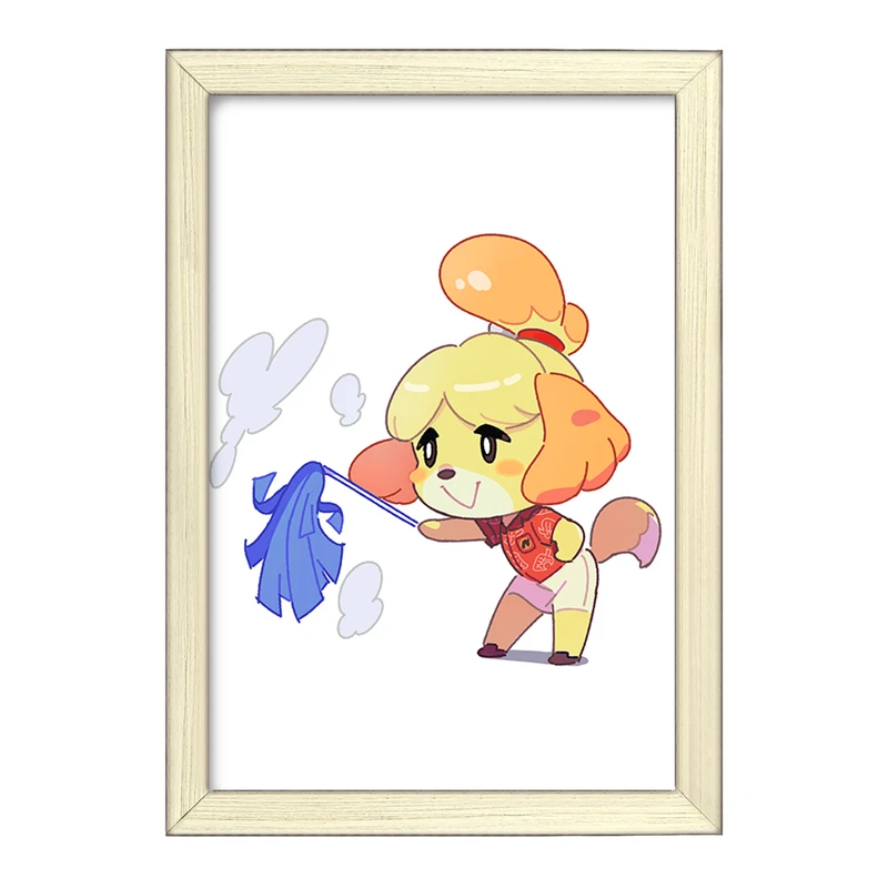 تابلو خندالو طرح بازی انیمال کراسینگ (Animal Crossing) کد 32637