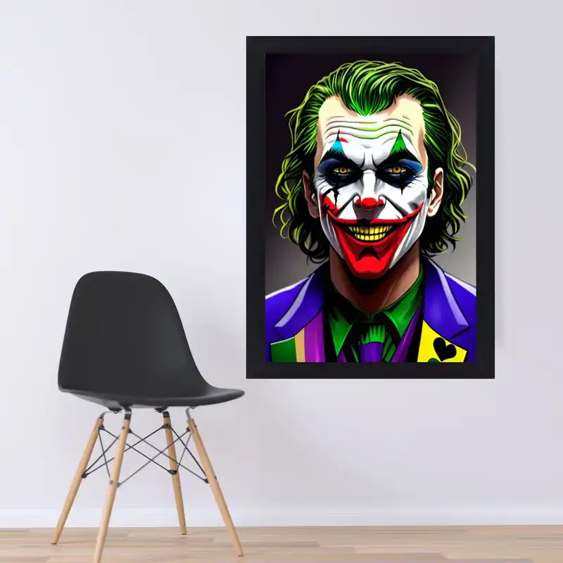 تابلو نوری گیم دکور طرح جوکر مدل joker 23