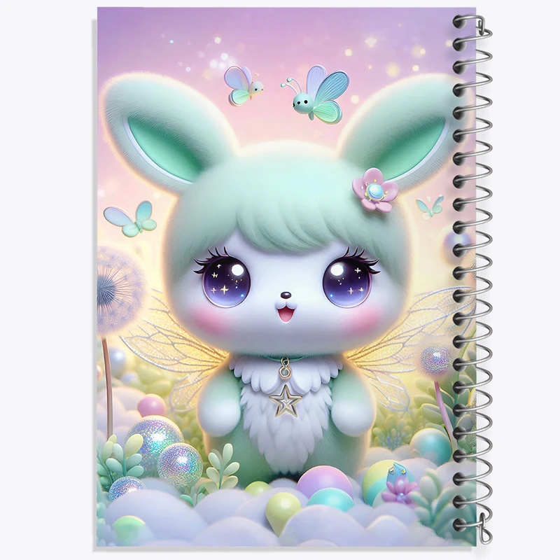 دفتر شطرنجی 50 برگ خندالو طرح خرگوش کیوت کد F5449