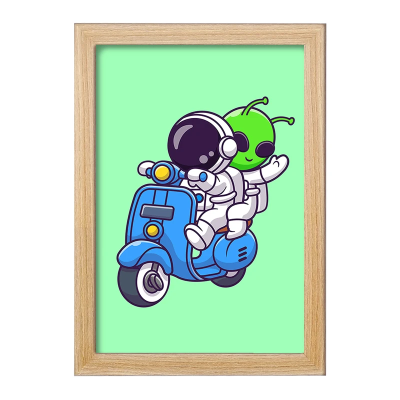 تابلو خندالو مدل فضانورد کد 25062